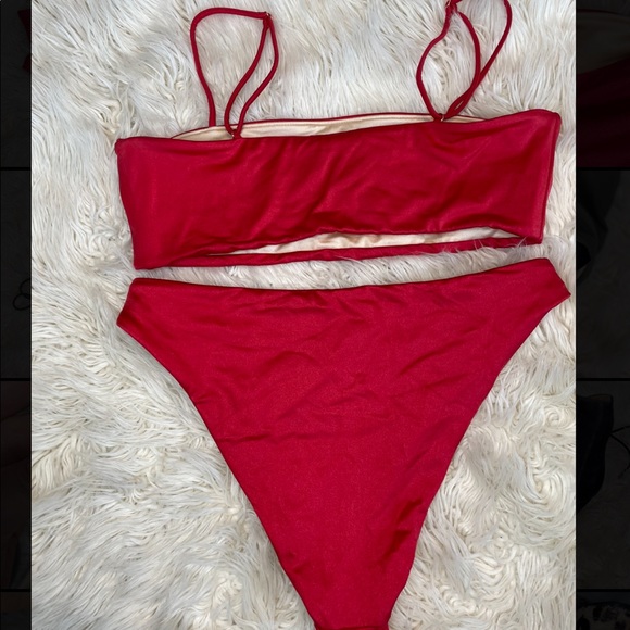❤️ Red ❤️ L.A. Hearts Swimsuit from Pacsun - Picture 2 of 3